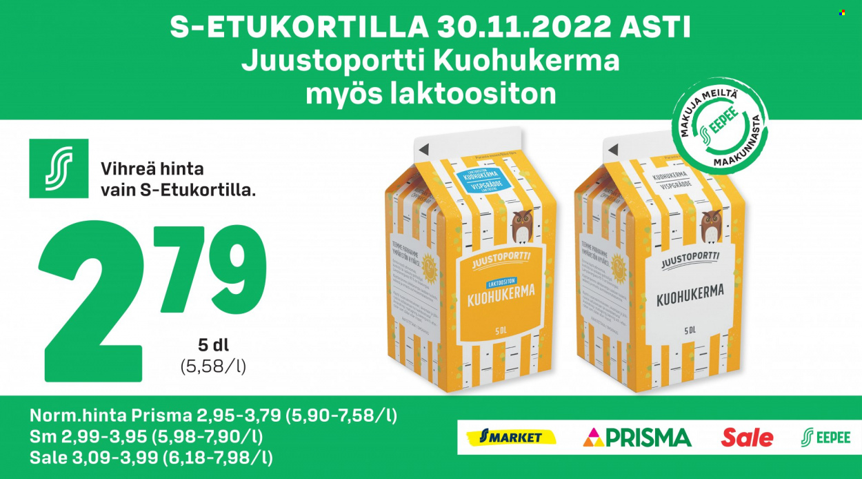 S-market tarjouslehti  - 01.11.2022 - 30.11.2022.