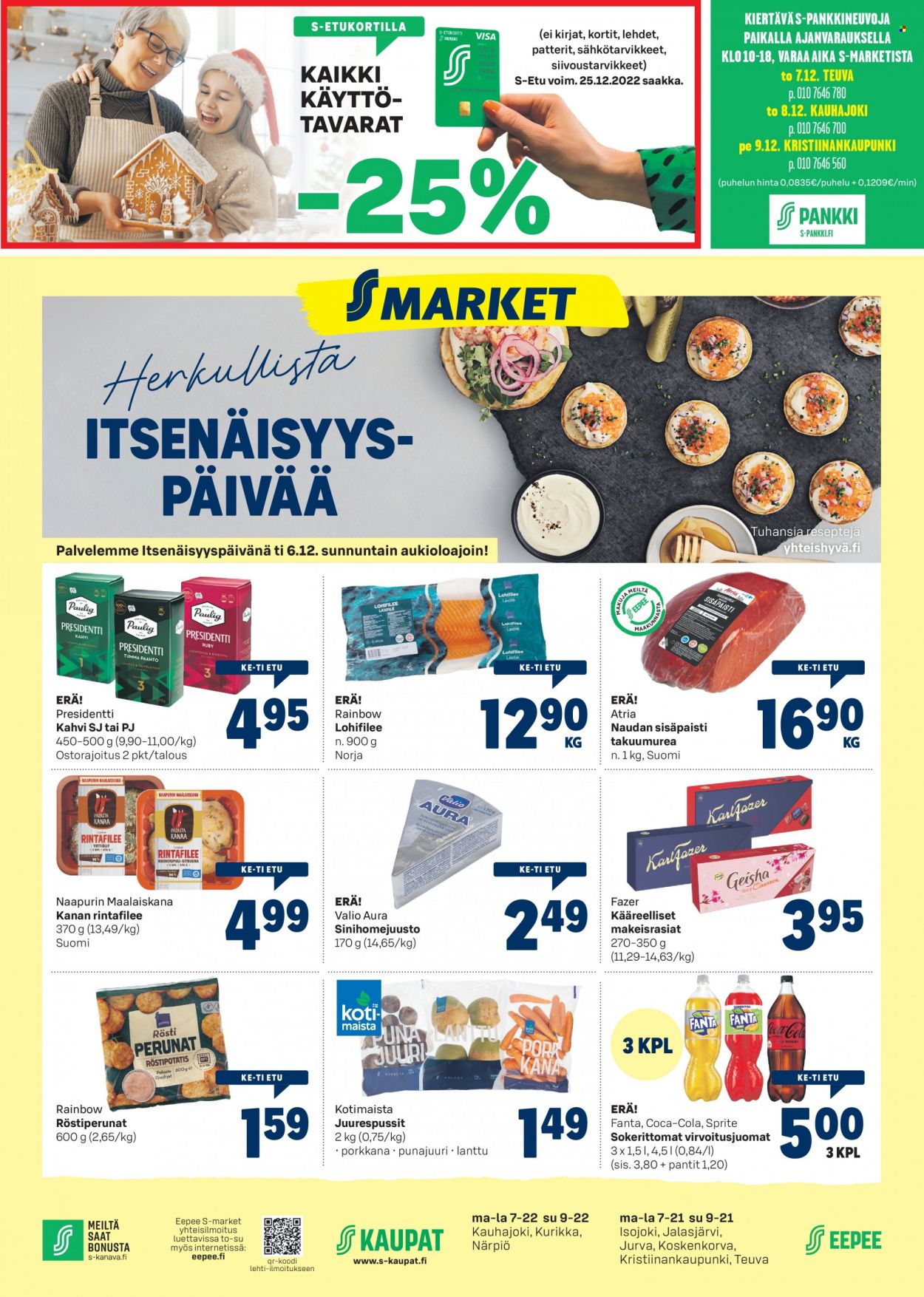 S-market tarjouslehti  - 30.11.2022 - 06.12.2022.