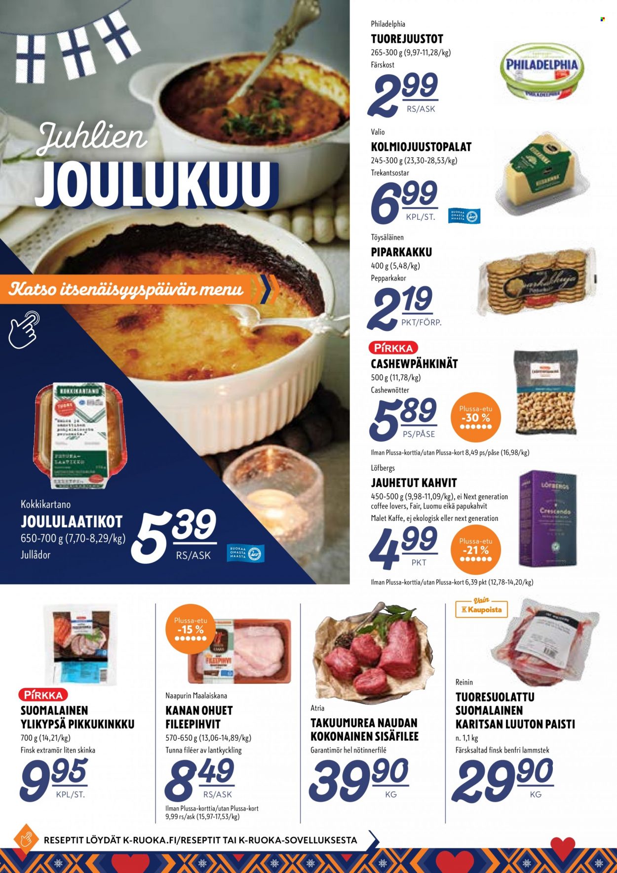 K-Supermarket tarjouslehti  - 01.12.2022 - 06.12.2022.