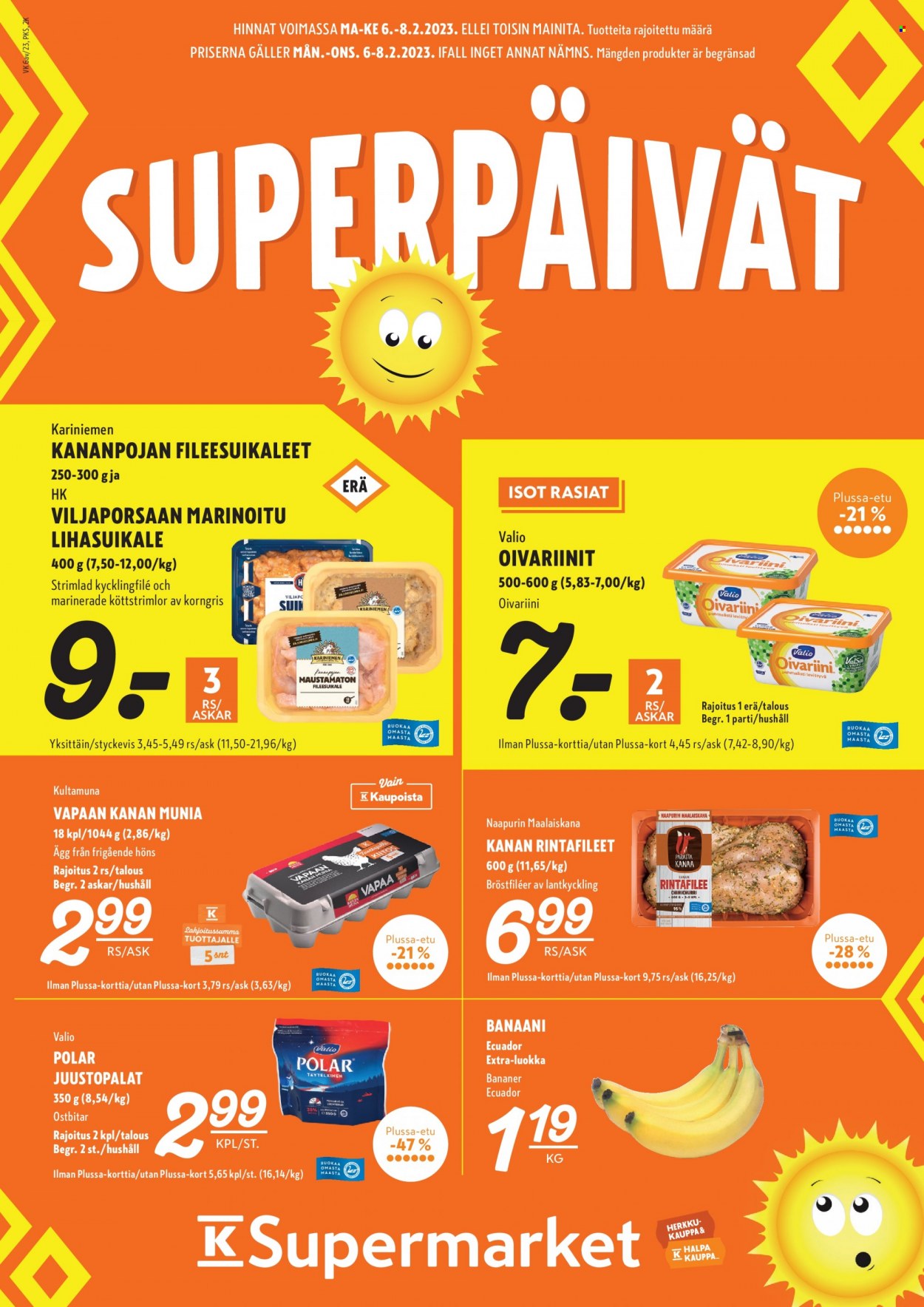 K-Supermarket tarjouslehti  - 06.02.2023 - 08.02.2023.