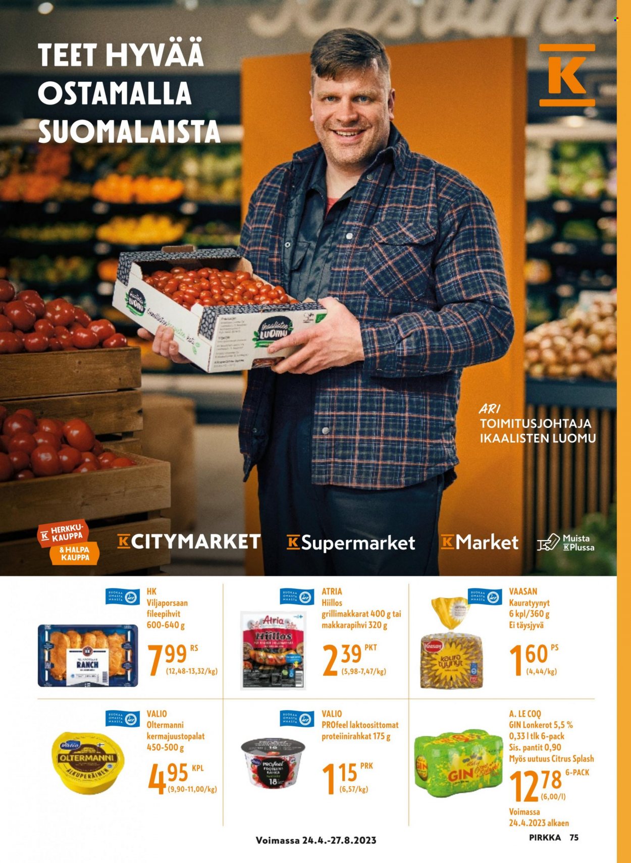K-Supermarket tarjouslehti  - 26.04.2023 - 06.06.2023.